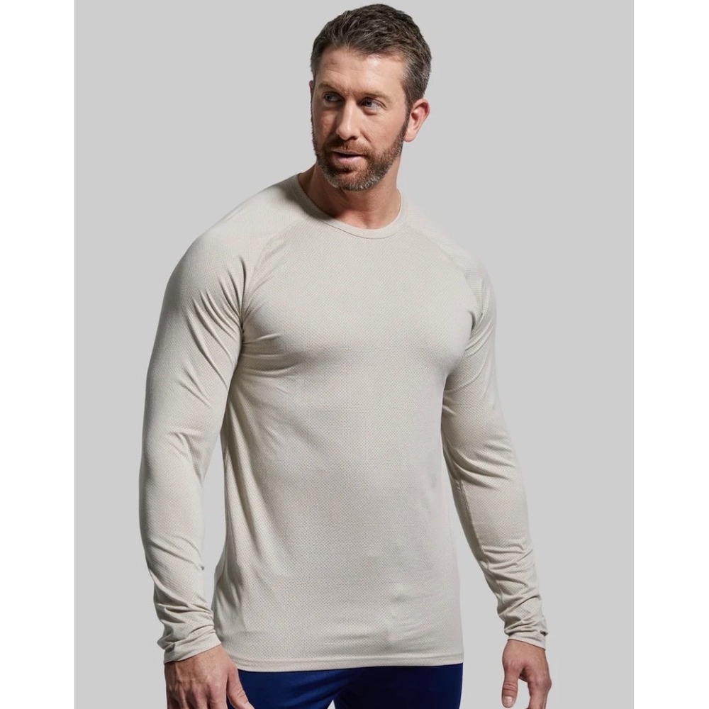 Born Primitive Heritage Raglan Long Sleeve Training Shirt Tan Men XL triVENT